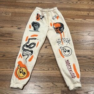 Festival hip hop joggers woman’s small with pockets